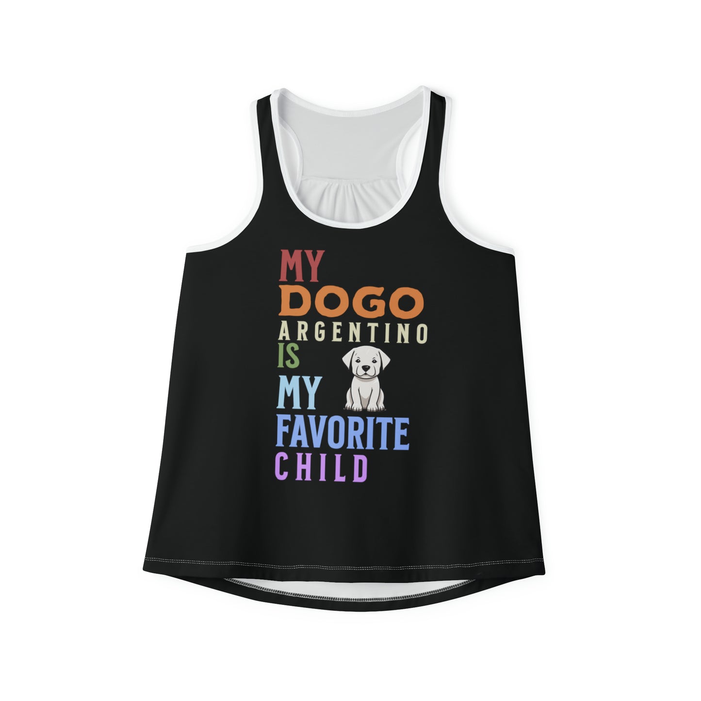 My Dogo Argentino Is My Favorite Child Women's Tank Top (AOP)