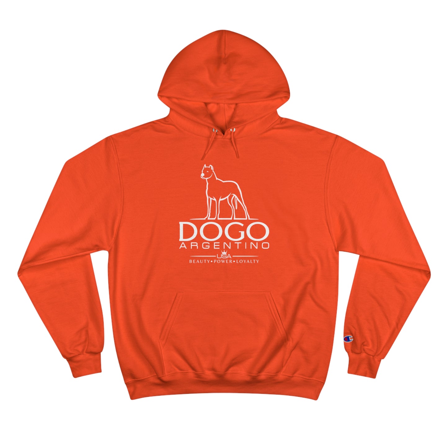 Dogo Argentinos USA Logo Champion Hoodie