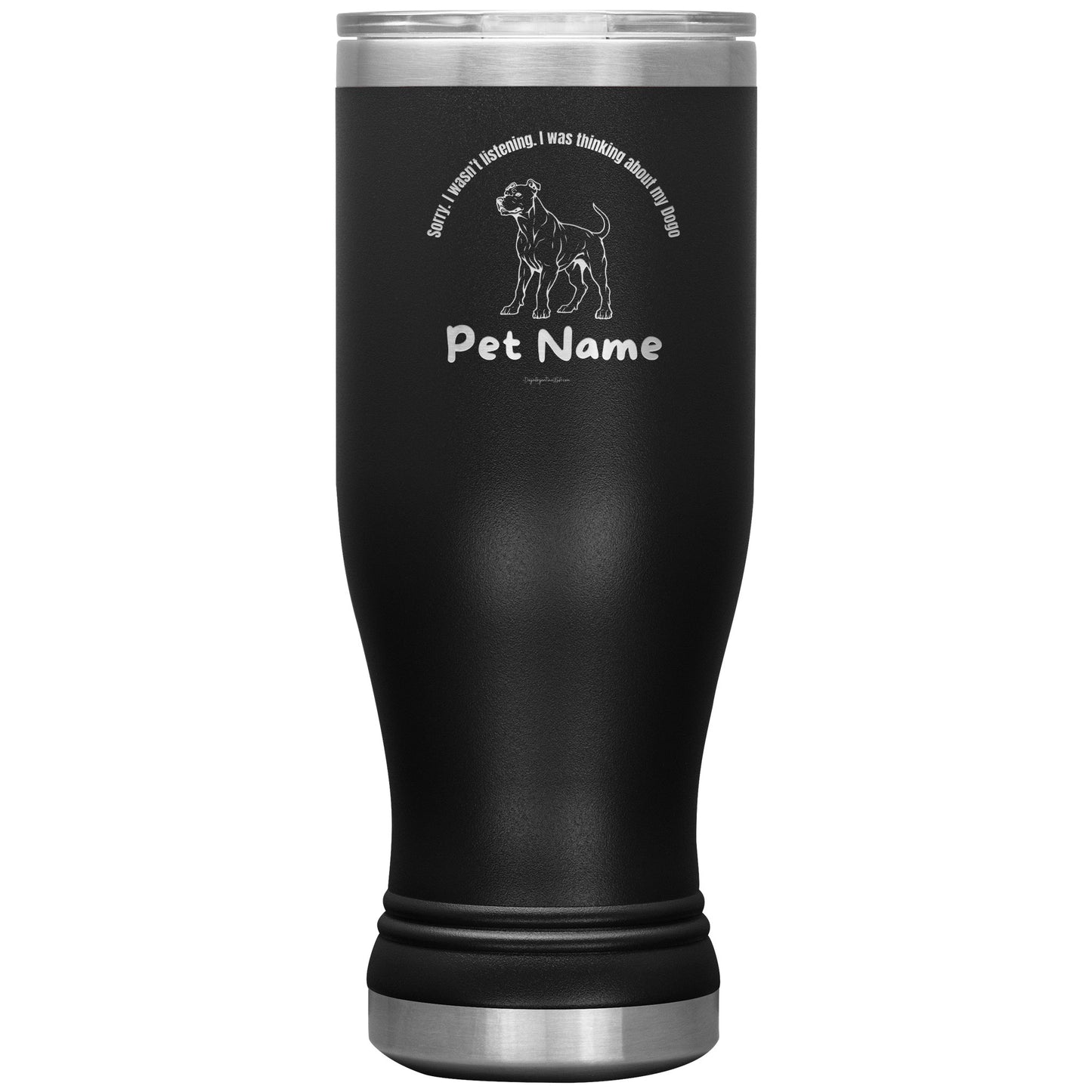 Sorry I Wasn’t Listening Personalized Laser Etched Tumbler 20oz
