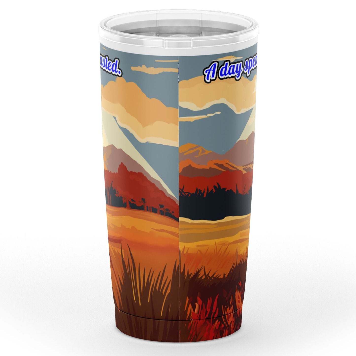 A Day Spent With My Dogo Is Never Wasted 20oz Tumbler - AOP
